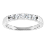 14K White 1/3 CTW Natural Diamond Anniversary Band