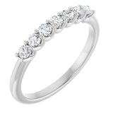 14K White Gold 1/3 CTW Lab-Grown Diamond Anniversary Band