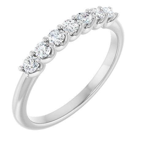 14K White Gold 1/3 CTW Lab-Grown Diamond Anniversary Band