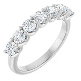 Platinum 1 CTW Lab-Grown Diamond Anniversary Band
