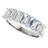 14K White Gold 2 1/6 CTW Lab-Grown Diamond Anniversary Band