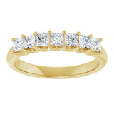 14K Yellow 5/8 CTW Natural Diamond Anniversary Band