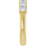 14K Yellow Gold 1 1/6 CTW Lab-Grown Diamond Anniversary Band