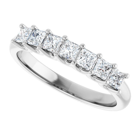 14K White Gold 5/8 CTW Lab-Grown Diamond Anniversary Band