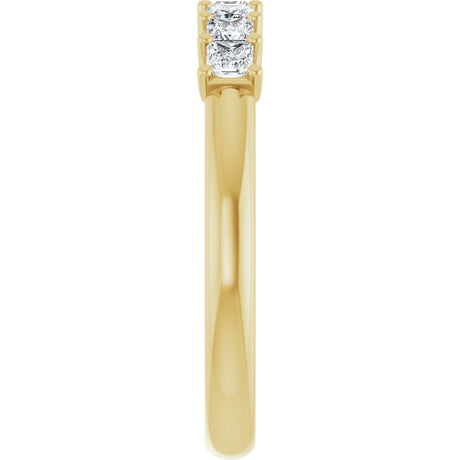 14K Yellow Gold 1/2 CTW Natural Diamond Anniversary Band