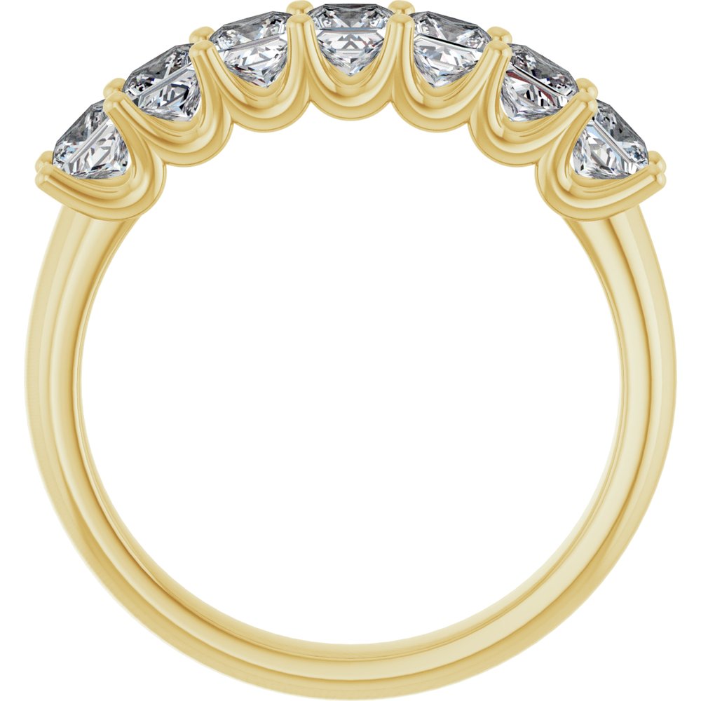 14K Yellow Gold 1 1/6 CTW Lab-Grown Diamond Anniversary Band