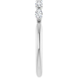 14K Rose Gold 1/2 CTW Natural Diamond Anniversary Band