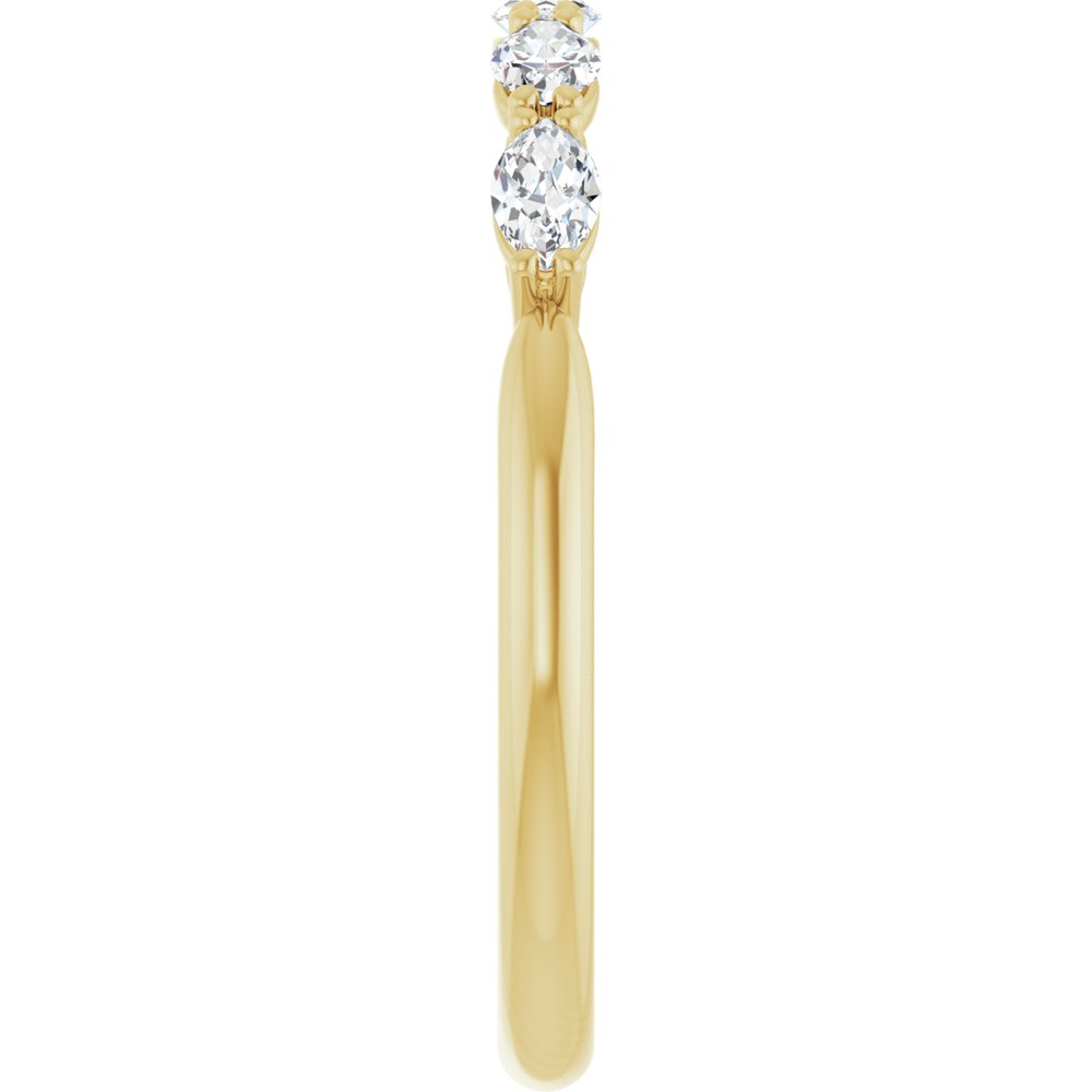14K Yellow Gold 1/2 CTW Natural Diamond Anniversary Band