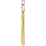 14K Yellow Gold 1/2 CTW Natural Diamond Anniversary Band
