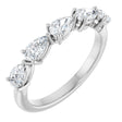 14K White Gold 1 CTW Natural Diamond Anniversary Band