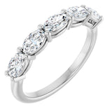 14K White Gold 9/10 CTW Lab-Grown Diamond Anniversary Band