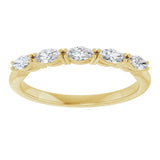 14K Yellow 1/3 CTW Lab-Grown Diamond Anniversary Band