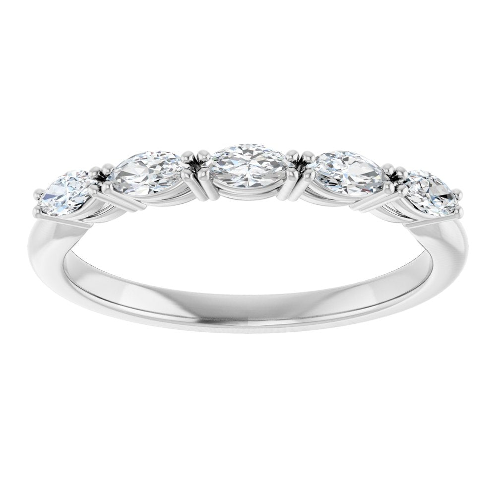 14K White Gold 1/3 CTW Lab-Grown Diamond Anniversary Band