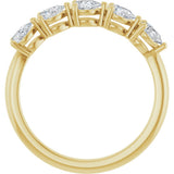14K Yellow Gold 3/4 CTW Lab-Grown Diamond Anniversary Band