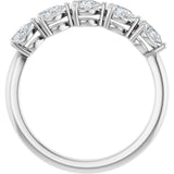 14K White Gold 5/8 CTW Lab-Grown Diamond Anniversary Band