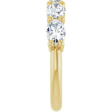 14K Yellow Gold 2 CTW Lab-Grown Diamond Anniversary Band