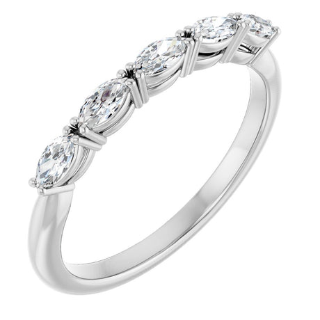 14K White Gold 1/3 CTW Lab-Grown Diamond Anniversary Band