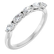 14K White 1/3 CTW Lab-Grown Diamond Anniversary Band