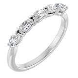 14K White Gold 1/3 CTW Lab-Grown Diamond Anniversary Band