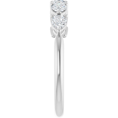 14K White Gold 5/8 CTW Lab-Grown Diamond Anniversary Band