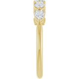 14K Yellow Gold 5/8 CTW Lab-Grown Diamond Anniversary Band