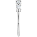 14K White Gold 5/8 CTW Lab-Grown Diamond Anniversary Band