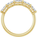 14K Yellow Gold 9/10 CTW Lab-Grown Diamond Anniversary Band