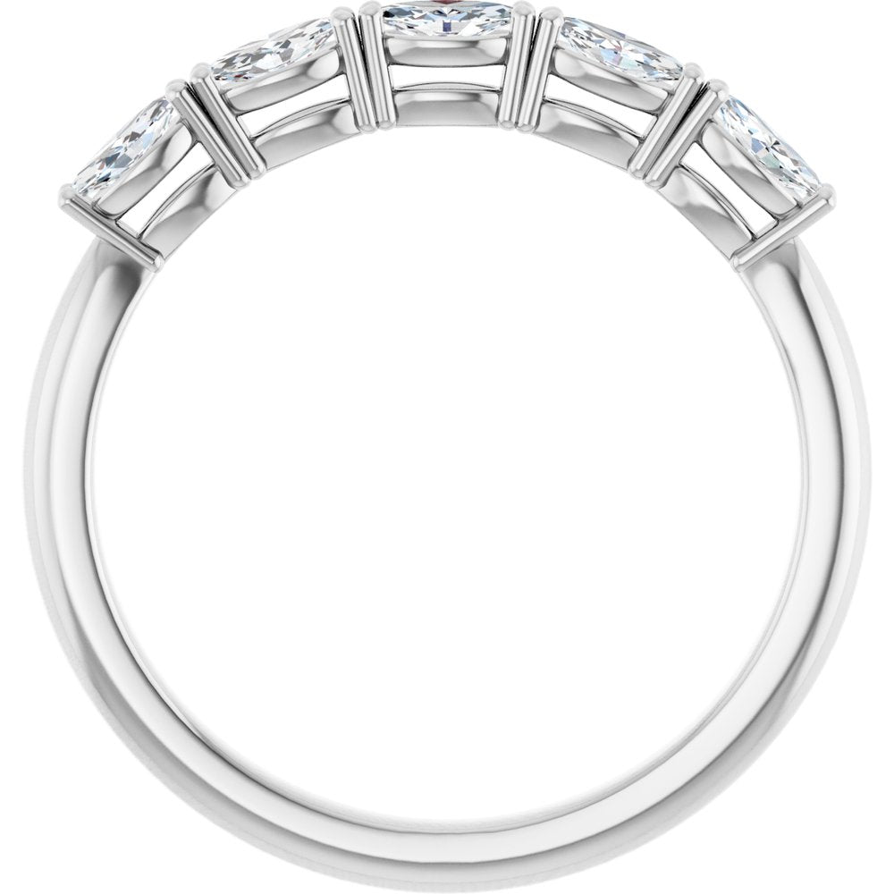 14K White 1/3 CTW Natural Diamond Anniversary Band