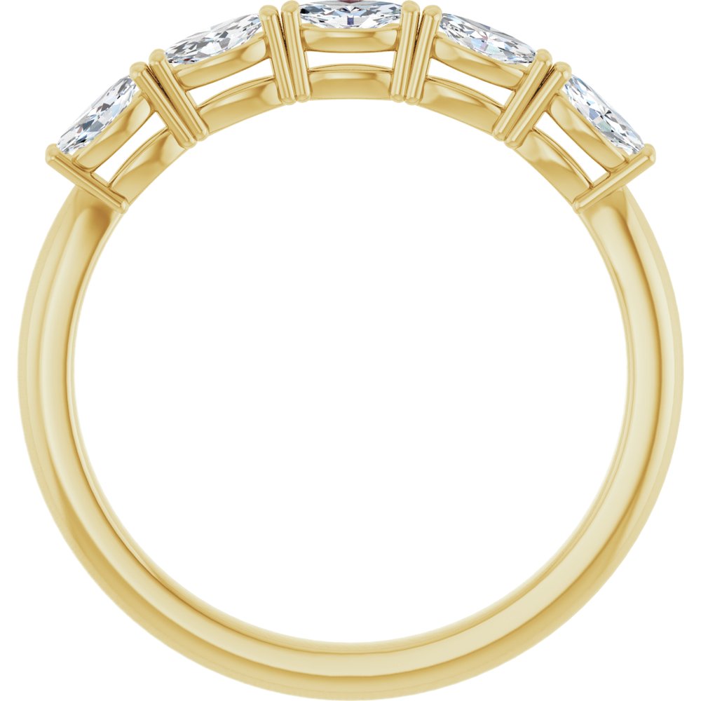 14K Yellow Gold 1/3 CTW Lab-Grown Diamond Anniversary Band