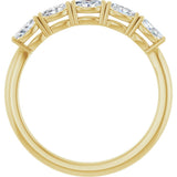 14K Yellow Gold 1/3 CTW Lab-Grown Diamond Anniversary Band