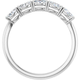 14K White 1/3 CTW Natural Diamond Anniversary Band