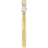 14K Yellow Gold 1/2 CTW Lab-Grown Diamond Anniversary Band
