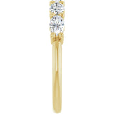 14K Yellow Gold 9/10 CTW Lab-Grown Diamond Anniversary Band