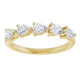 14K Yellow Gold 5/8 CTW Lab-Grown Diamond Anniversary Band