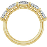 14K Yellow Gold 2 CTW Lab-Grown Diamond Anniversary Band