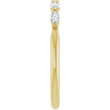 14K Yellow Gold 1/3 CTW Lab-Grown Diamond Anniversary Band