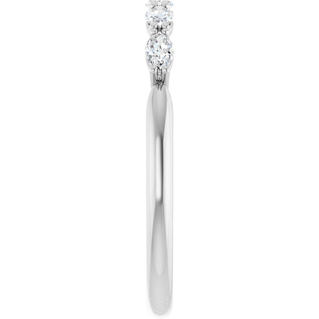 14K White Gold 1/3 CTW Lab-Grown Diamond Anniversary Band