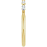 14K Yellow 1/3 CTW Lab-Grown Diamond Anniversary Band