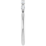 14K White 1/3 CTW Lab-Grown Diamond Anniversary Band