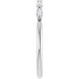 14K White Gold 1/3 CTW Lab-Grown Diamond Anniversary Band
