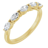 14K Yellow Gold 1/2 CTW Lab-Grown Diamond Anniversary Band