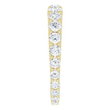 14K Yellow Gold 1 1/5 CTW Natural Diamond Graduated Eternity Band Size 5.5