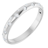 14K White Gold 1/6 CTW Lab-Grown Diamond Anniversary Band