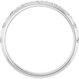 14K White Gold 1/6 CTW Lab-Grown Diamond Anniversary Band