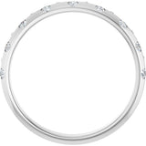 14K White Gold 1/6 CTW Lab-Grown Diamond Anniversary Band
