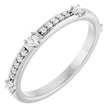 14K White 1/4 CTW Natural Diamond Anniversary Band