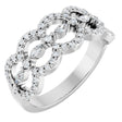 Platinum 3/8 CTW Natural Diamond Anniversary Band