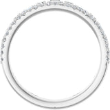 14K White Gold 1/2 CTW Lab-Grown Diamond Anniversary Band