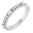 Platinum 1/2 CTW Natural Diamond Anniversary Band