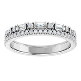 14K White Gold 1/2 CTW Lab-Grown Diamond Anniversary Band